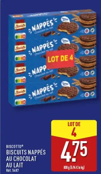 ALDI Biscuits nappés au chocolat au lait offre