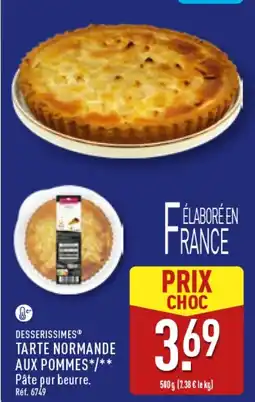 ALDI Tarte normande aux pommes offre