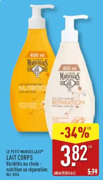 ALDI Lait corps offre