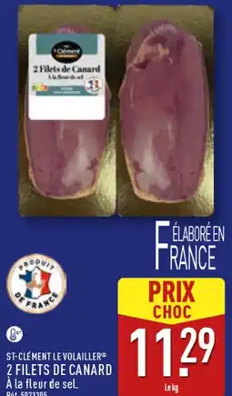 ALDI St-clément le volailler 2 filets de canard offre