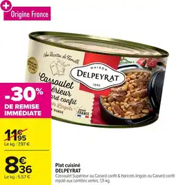 Carrefour Plat cuisiné delpeyrat offre
