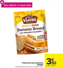 Carrefour Préparation pour pâtisserie vahiné offre
