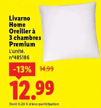 Livarno home oreiller à 3 chambres premium