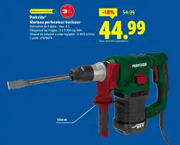 Lidl Parkside marteau perforateur burineur offre