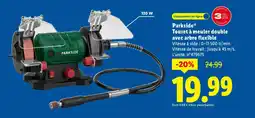 Lidl Parkside touret à meuler double avec arbre flexible offre