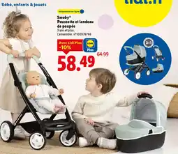 Lidl Smoby poussette et landeau de poupée offre