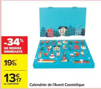 Carrefour Calendrier de l'Avent Cosmétique offre