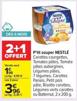 Carrefour P'tit Souper Nestlé offre