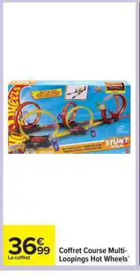 Carrefour Coffret Course Multi-Loopings Hot Wheels offre