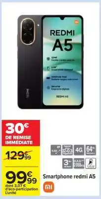 Carrefour Smartphone Redmi A5 offre