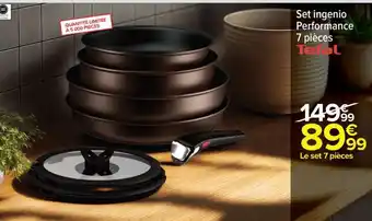Carrefour Set ingenio Performance 7 pièces offre