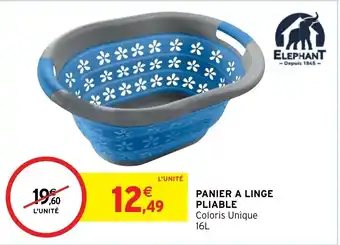 Intermarché Hyper Panier a linge Pliable offre