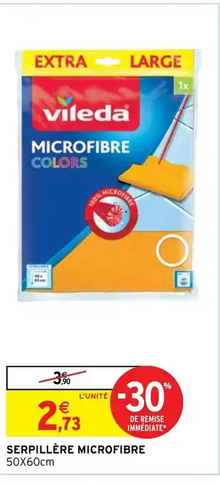 Serpillère microfibre