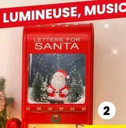 Stokomani Boîte aux lettres musicale et lumineuse offre