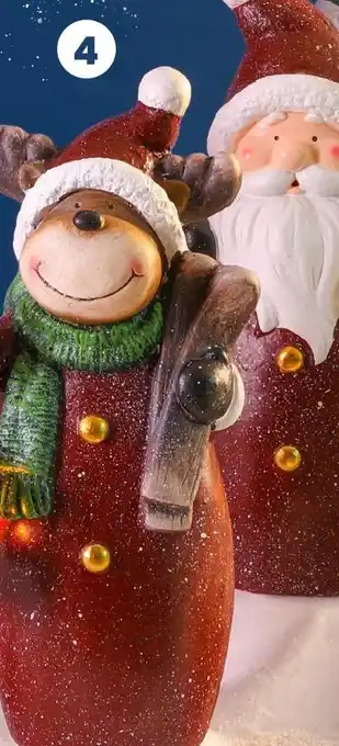 Stokomani Figurine Père Noël ou Renne extérieur offre