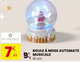 Stokomani ATMOSPHEREA Boule à neige automate musicale offre