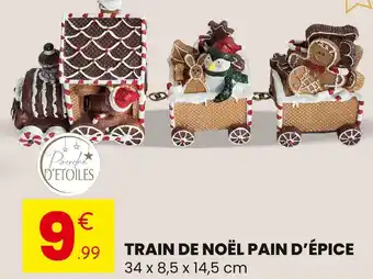 Stokomani Train de Noël Pain d'Épice offre