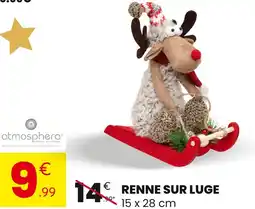 Stokomani ATMOSPHERA Renne sur luge offre