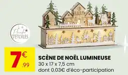 Stokomani POUSSIERE D'ETOILES Scène de Noël Lumineuse offre