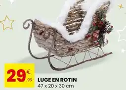 Stokomani Luge en rotin offre