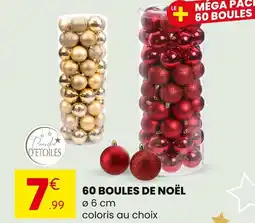 Stokomani Poussière D'Étoiles 60 boules de Noël offre