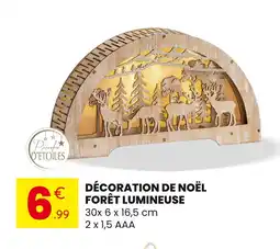 Stokomani POUDRE D'ETOILES Décoration de Noël Forêt Lumineuse offre
