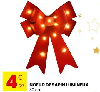 Stokomani Noeud de sapin lumineux offre