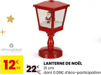 Stokomani Atmosphera Lanterne de Noël offre