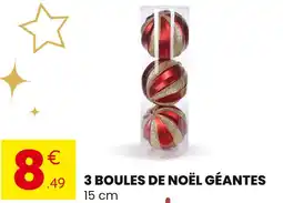 Stokomani 3 Boules de Noël Géantes offre