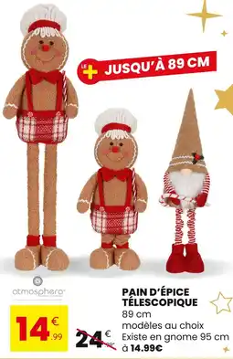 Stokomani Atmosphera Pain d'épice télescopique offre