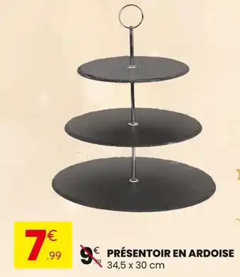 Stokomani Présentoir en ardoise offre