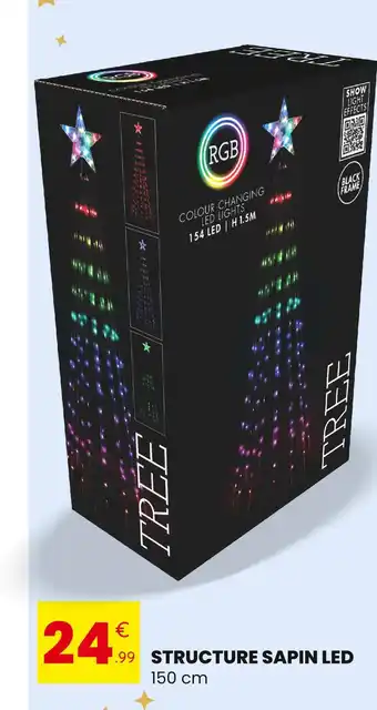 RGB Structure Sapin LED