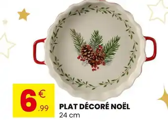 Stokomani Plat décoré Noël offre