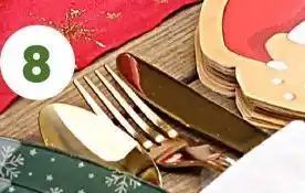 Stokomani Ménagère 24 pièces embossée offre