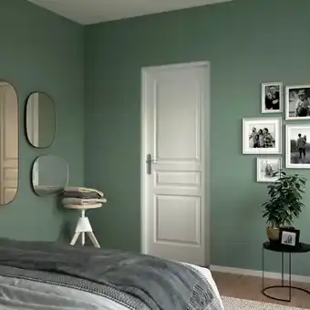 Brico Dépôt Bloc-porte 3 panneaux prépeint ordesa 73 cm offre