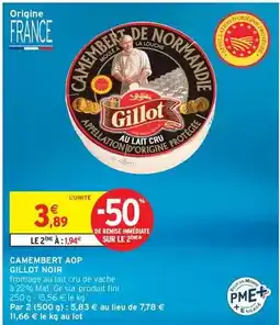 Intermarché Hyper Gillot - camembert aop offre