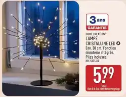 ALDI Home creation - lampe cristalline led offre