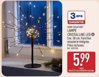ALDI Home creation - lampe cristalline led offre