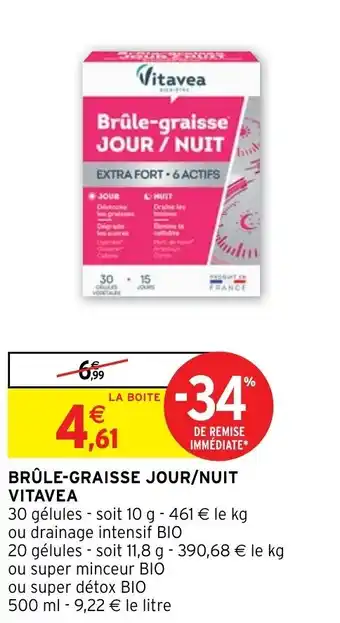 Intermarché Hyper Brûle-graisse jour/nuit vitavea offre