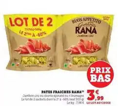 Super U Rana - pâtes fraiches offre