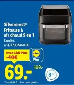 Lidl Lidl - friteuse à air chaud 9 en 1 offre