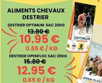 Point Vert Optimum - aliments chevaux destrier offre
