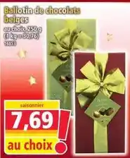 Norma Ballotin de chocolats belges offre