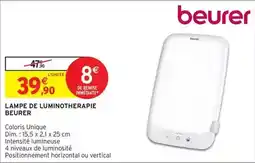 Intermarché Hyper Beurer - lampe de luminotherapie offre