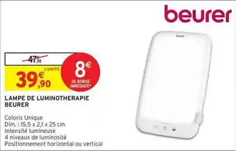 Beurer - lampe de luminotherapie