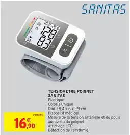 Intermarché Hyper Sanitas - tensiometrie poignet offre