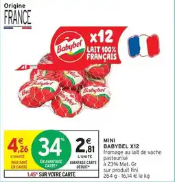 Intermarché Hyper Babybel - mini offre