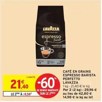 Lavazza - café en grains espresso barista perfetto