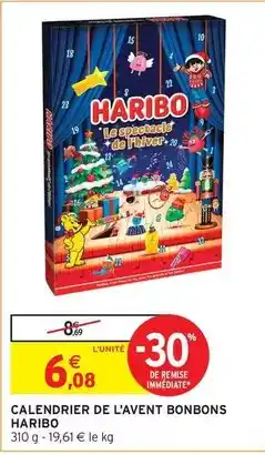 Intermarché Hyper Haribo - calendrier de l'avent bonbons offre