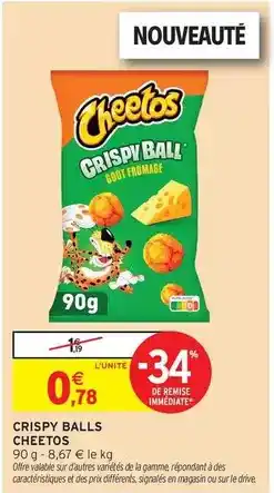 Intermarché Hyper Cheetos - crispy balls offre